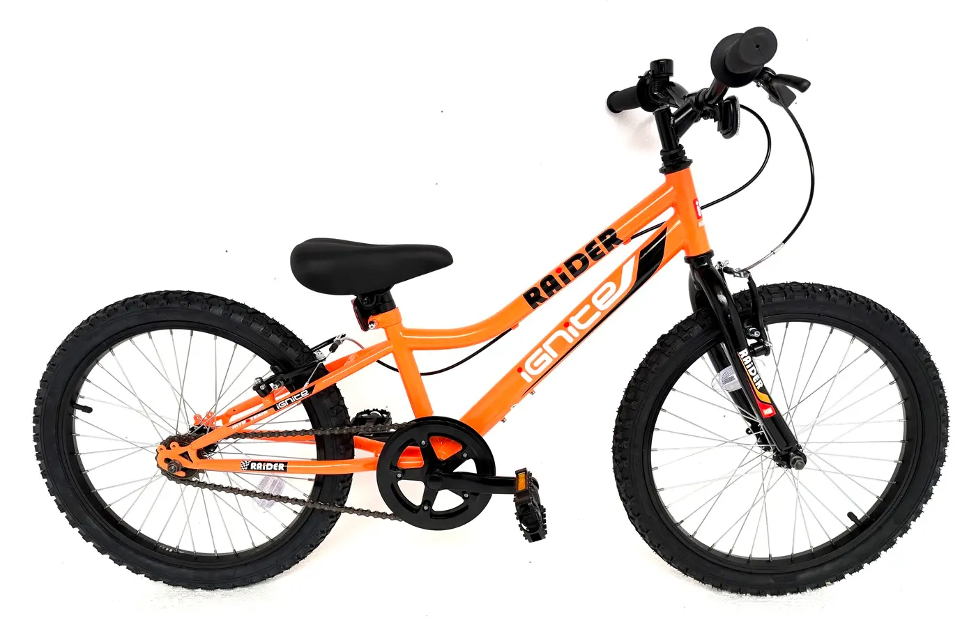 Ignite Raider 20 inch Boys Bike — Neon Orange